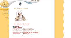 Desktop Screenshot of midsouthsikhsabha.org